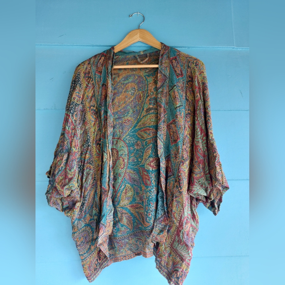 Colorful Paisley Kimono